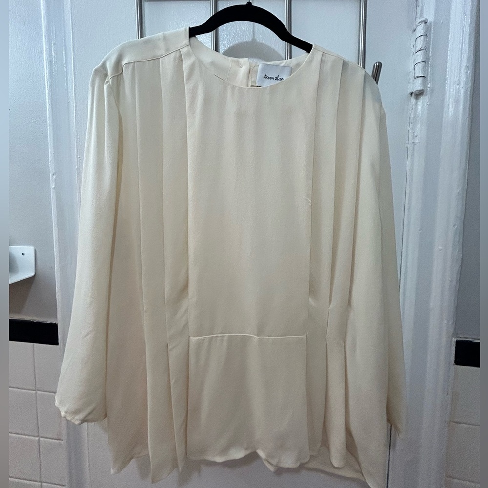 Steven Alan 100% Silk Blouse - L